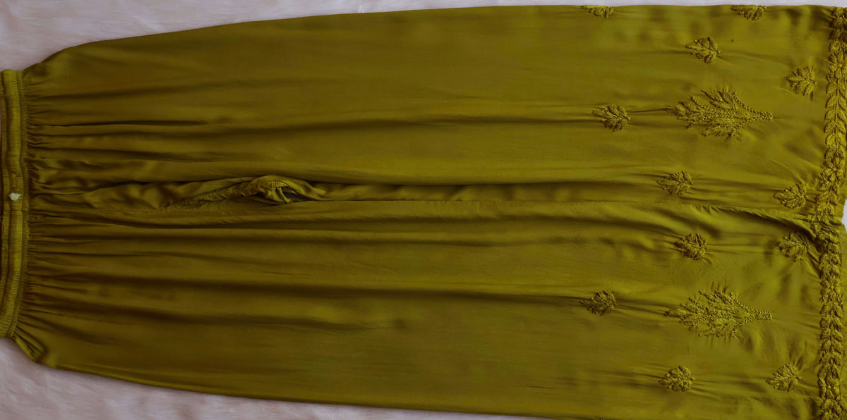 Duaa Olive Green Modal Ombre Kurta Pant set