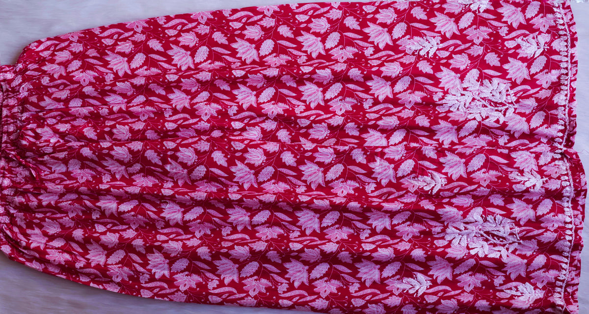 Haala Deep Pink Pure Mulmul set