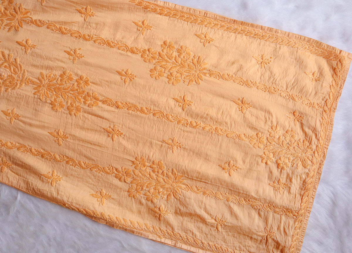 Alanah Yellow Pure Chanderi set