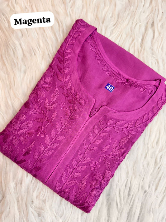 Chaya soft Rayon ombre dyed short kurta